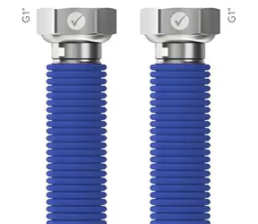 Merabell Aqua Flexi modrá / Hadice / G1"-G1" / 75-150 cm / 1 ks