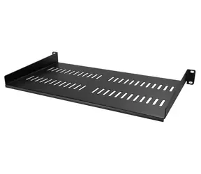 StarTech Rack police 1U větraná černá / Police / 19" / Ocel / Nosnost 20 kg