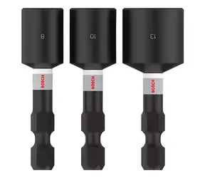 Bosch Sada nástrčných klíčů / 3 díly
