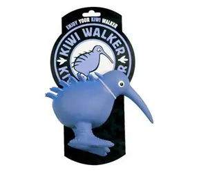 KIWI WALKER Latexová hračka Kiwi modrá / Hračka pro psy / Pískací / Velikost S / 8,5 cm