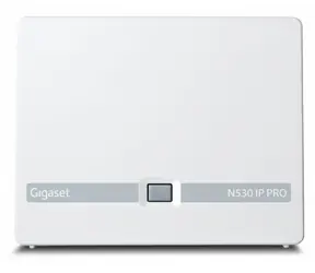 Gigaset N530 IP PRO / DECT IP základna / až 8 sluchátek / PoE / Bílá