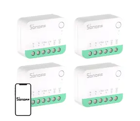 Sonoff MINIR4M / Chytrý spínač / Wi-Fi / Matter / 4 ks