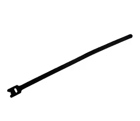 Velcro Stahovací páska 13 mm černá / Stahovací páska / suchý zip / 20 cm / 25 ks