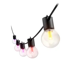 Philips Hue Festavia černá / LED světelný řetěz / 21 m / 30 žárovek / Zigbee/Bluetooth / prodloužení