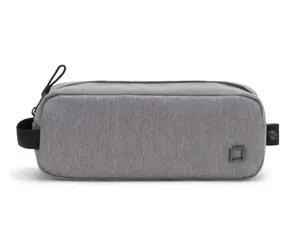 Dicota Eco Motion světle šedá / Pouzdro na příslušenství / recyklovaný polyester / 23 x 9 x 8 cm