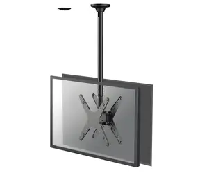 Neomounts Stropní držák pro 2 displeje černá / Stropní držák / 32-75" / plný pohyb