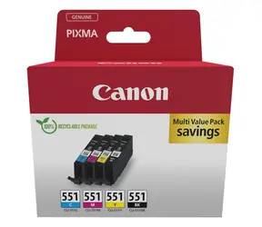 Canon CLI-551 C M Y BK / Cartridge / Multipack 4 ks / Originální