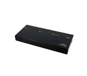 StarTech DVI rozbočovač 2-portový černá / Rozbočovač / Hliník / 1920 x 1200 px / 60 Hz