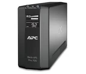 APC Back-UPS RS 700 LCD černá / Záložní zdroj / 420 W / Master Control / 6 zásuvek / 2x RJ-45