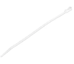 StarTech stahovací pásky se šroubovacím otvorem bílé / Stahovací pásky / Nylon / 219x4 mm / 100 ks