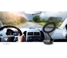 Nedis Magnetický držák telefonu do auta / Držák do auta / Otočný 360° / Univerzální / MagSafe
