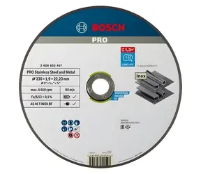 Bosch AS 46 T INOX BF / Řezný kotouč na nerez / 230 x 22,23 mm / 1,9 mm