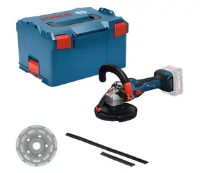 BOSCH GBR 18V-15 S Professional / Aku bruska na beton / 125 mm / 3 rychlosti / bez baterie a nabíječky