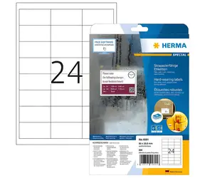 Herma výrobní štítky A4 66x33,8 mm / Etikety / 600 ks / 25 listů