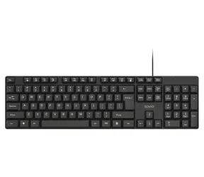 Savio KB-01 černá / Klávesnice / drátová / USB / membránová / US Layout