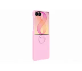 Samsung Silikonový magnetický kryt s držákem na prst růžová / Kryt / Samsung Galaxy Z Flip8