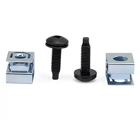 StarTech Šrouby a klecové matice 10-32 19,05 mm černá / Montážní sada pro rack / 50 ks