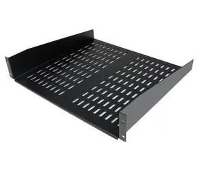 StarTech Rack police 2U černá / Rack police / nosnost 22,6 kg / šířka 406 mm / hloubka 483 mm
