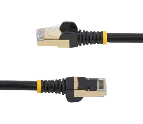 StarTech Cat6a STP 7,5 m černá / Síťový kabel / Snagless / RJ-45 / stíněný