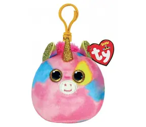 TY Squishy Fantasia vícebarevný jednorožec / Mačkací hračka / 8,5 cm