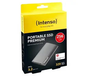 Intenso Premium Edition 256GB / Externí SSD / 1,8" / USB 3.0 / čtení 320 MB/s