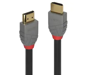Lindy Anthra Line černá / HDMI kabel / 5 m / High Speed / HDMI 2.0 / Ethernet