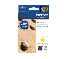 Brother LC-12EY žlutá / Inkoustová cartridge / Originální / MFC-J6925DW