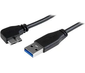 StarTech USB-A - Micro-USB B Slim kabel pravoúhlý / Kabel / USB 3.0 / 5 Gbit/s / 2 m
