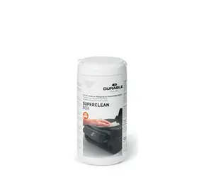 Durable Supercleanbox / Čisticí ubrousky / vlhčené / 100 ks / dávkovací dóza
