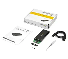 StarTech Box pro M.2 SATA SSD / Externí box pro SSD / USB-C 10Gbps / Hliníkový