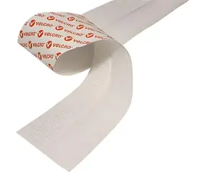 VELCRO Páska na suchý zip nalepovací bílá / Páska na suchý zip / 20 x 1000 mm