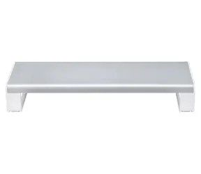 StarTech Ergonomický stojan na monitor stříbrná / Stojan na monitor / nosnost 15 kg / 220x545x90 mm