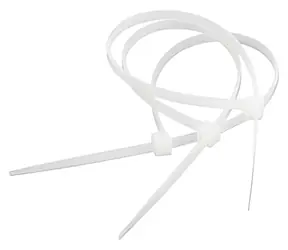 OEM stahovací páska bílá 300 x 4,8 mm / Stahovací pásky na kabely / 50 ks
