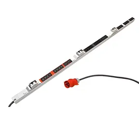 BACHMANN / Napájecí panel / 24x C13 / 6x C19 / 6x jistič / 3 m / IEC 60309 3x32A