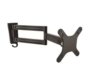 StarTech Nástěnné rameno pro 2 monitory černá / Rameno pro 2 monitory / 13-27" / nosnost 15 kg / výkyv ±90°
