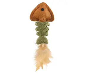 Huhubamboo Hračka ryba s catnipem / Hračka pro kočky / catnip