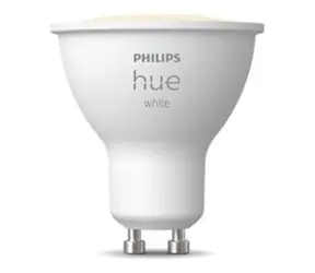 Philips Hue W LED žárovka GU10 4.2W / Chytrá LED žárovka / 400 lm / 2700 K / stmívatelná