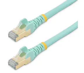 StarTech CAT6a Aqua / Síťový kabel / 5 m / RJ-45 / PoE