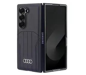 Audi Synthetic Leather černá / MagSafe pouzdro / Samsung Galaxy Z Fold 6 / Syntetická kůže