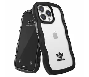 Adidas OR Wavy Case černá/transparentní / Pouzdro / Apple iPhone 13 Pro/13
