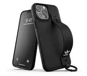 Adidas OR Hand Strap Case černá / Pouzdro s poutkem / Apple iPhone 13 Pro Max