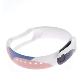 Hurtel Silikonový řemínek Moro pro Xiaomi Mi Band 3/4 vzor 10 / Řemínek / Silikon