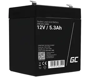 Green Cell AGM45 / Baterie pro UPS / VRLA AGM / 12V / 5,3Ah
