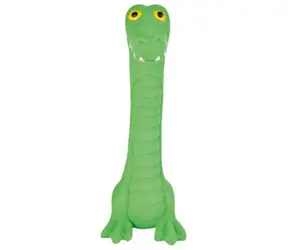 TRIXIE Krokodýl latex stojící 18 cm / Hračka pro psy / Se zvukem