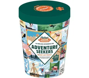 RIDLEY'S GAMES Puzzle Bucket List 50 zážitků pro milovníky dobrodružství / 1000 dílků