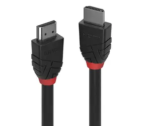 Lindy Black Line černá / HDMI kabel / 2 m / HDMI 2.0 / 4K 60Hz