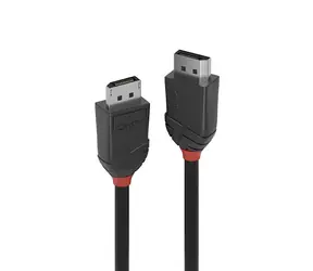 Lindy Black Line / Přípojný kabel / DisplayPort 1.2 / 1,5 m / 4096 x 2160