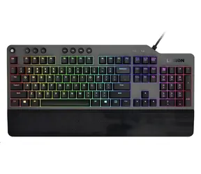 Lenovo Legion K500 RGB černá / Mechanická herní klávesnice / US layout / RGB / USB
