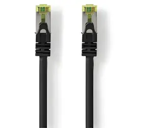 Nedis CAT7 černá / Síťový kabel / S/FTP / RJ45 - RJ45 / 15 m / LSZH / Snagless