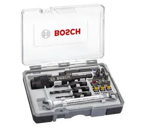 BOSCH Sada vrtáků a bitů Drill&Drive / 20 dílů / HSS Extra Hard / PH2, PZ2, T15, T20, T25, HEX4, HEX5